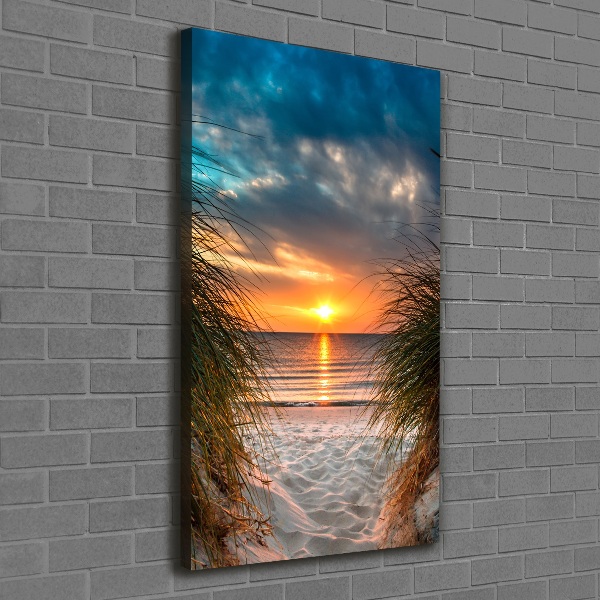 Canvas wall art Sunset sea