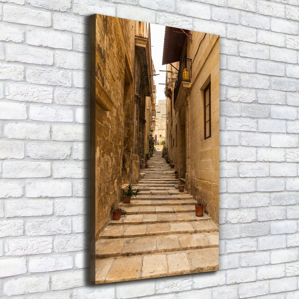 Wall art canvas Streets in Malta