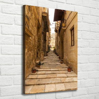 Wall art canvas Streets in Malta