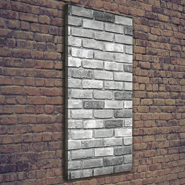 Large canvas wall art Brick wall