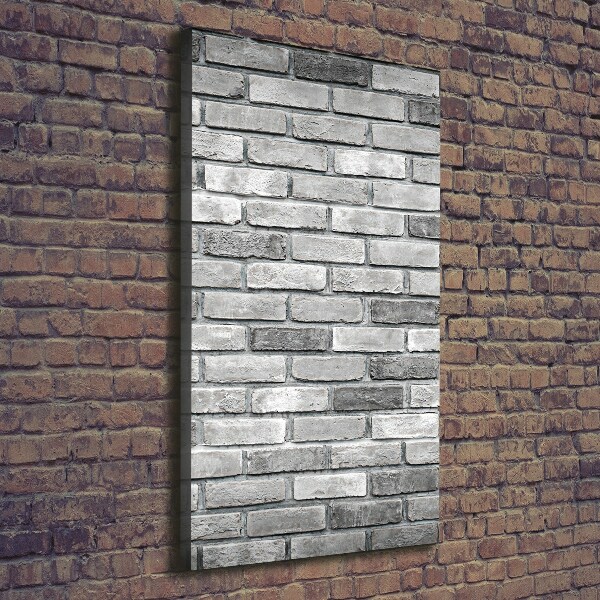 Large canvas wall art Brick wall