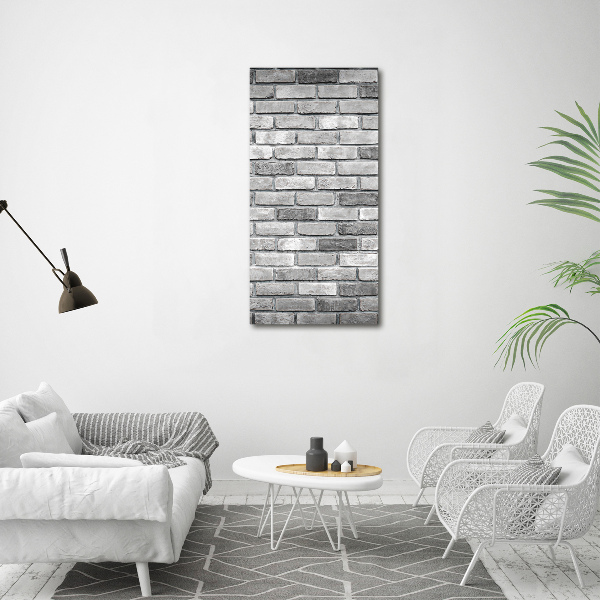 Large canvas wall art Brick wall