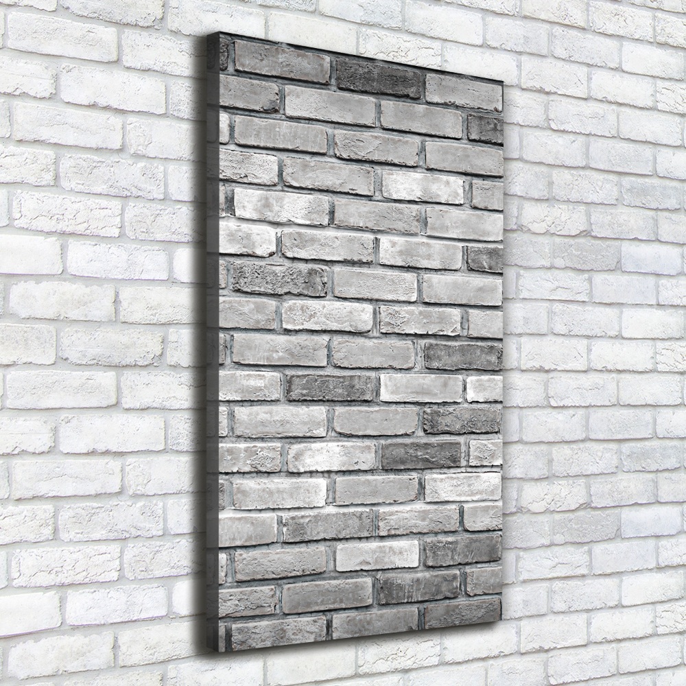 Large canvas wall art Brick wall