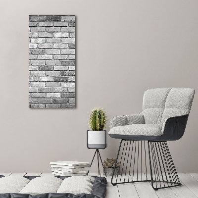 Large canvas wall art Brick wall