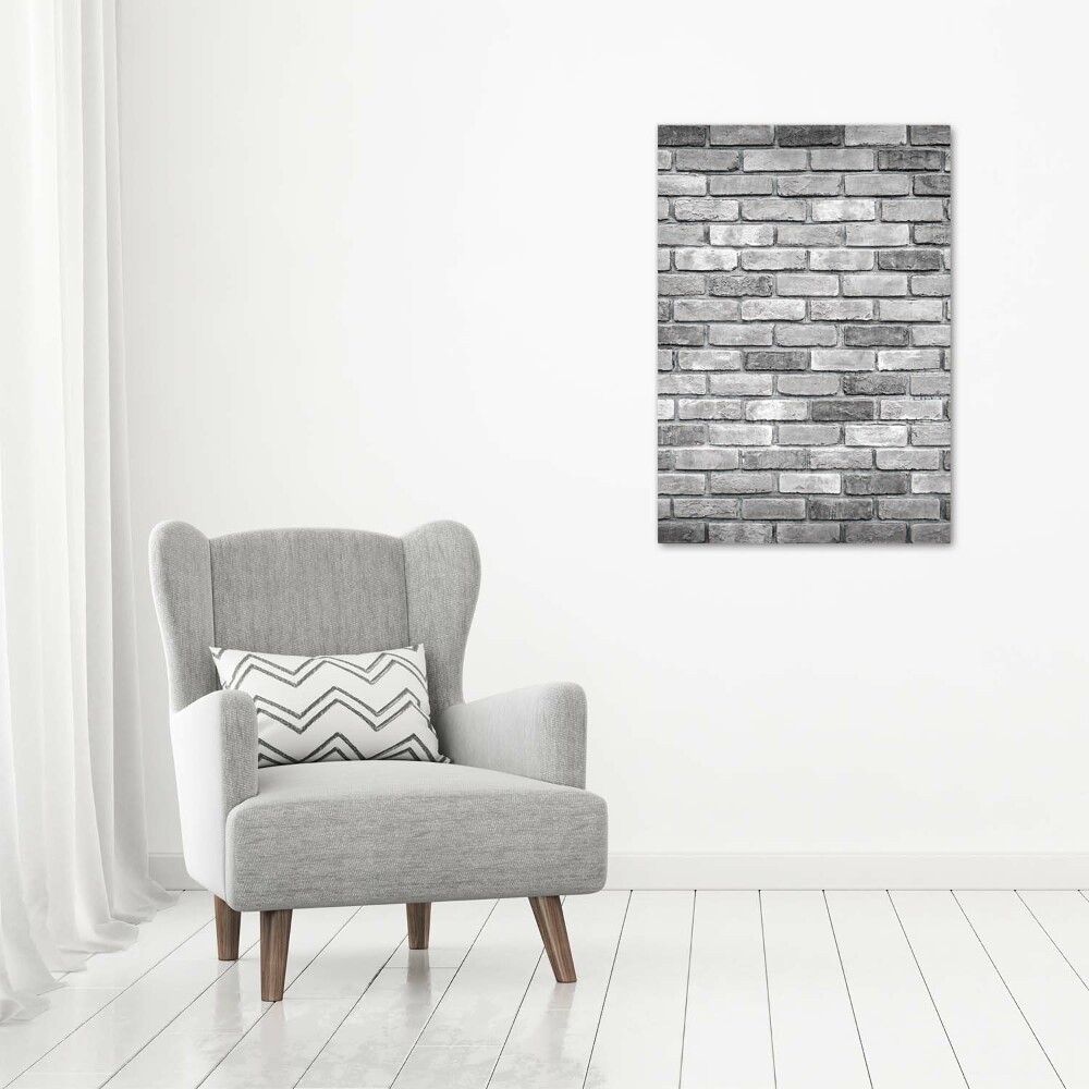 Large canvas wall art Brick wall