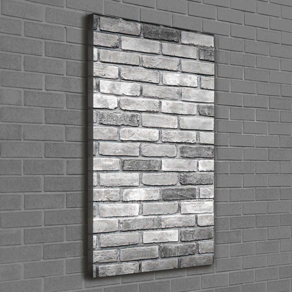 Large canvas wall art Brick wall