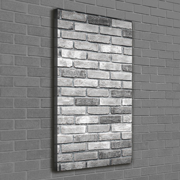 Large canvas wall art Brick wall