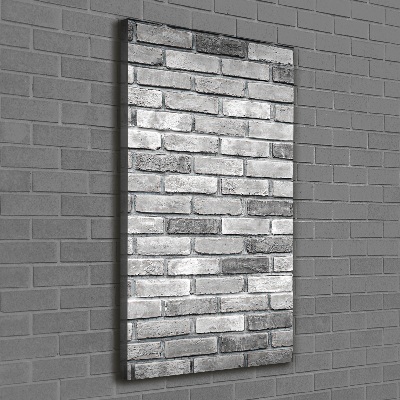 Large canvas wall art Brick wall