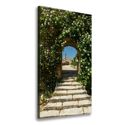 Picture canvas print Flowery