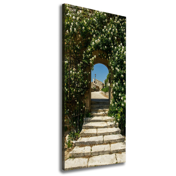 Picture canvas print Flowery