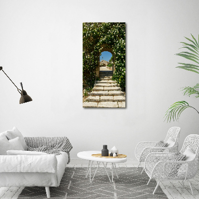 Picture canvas print Flowery