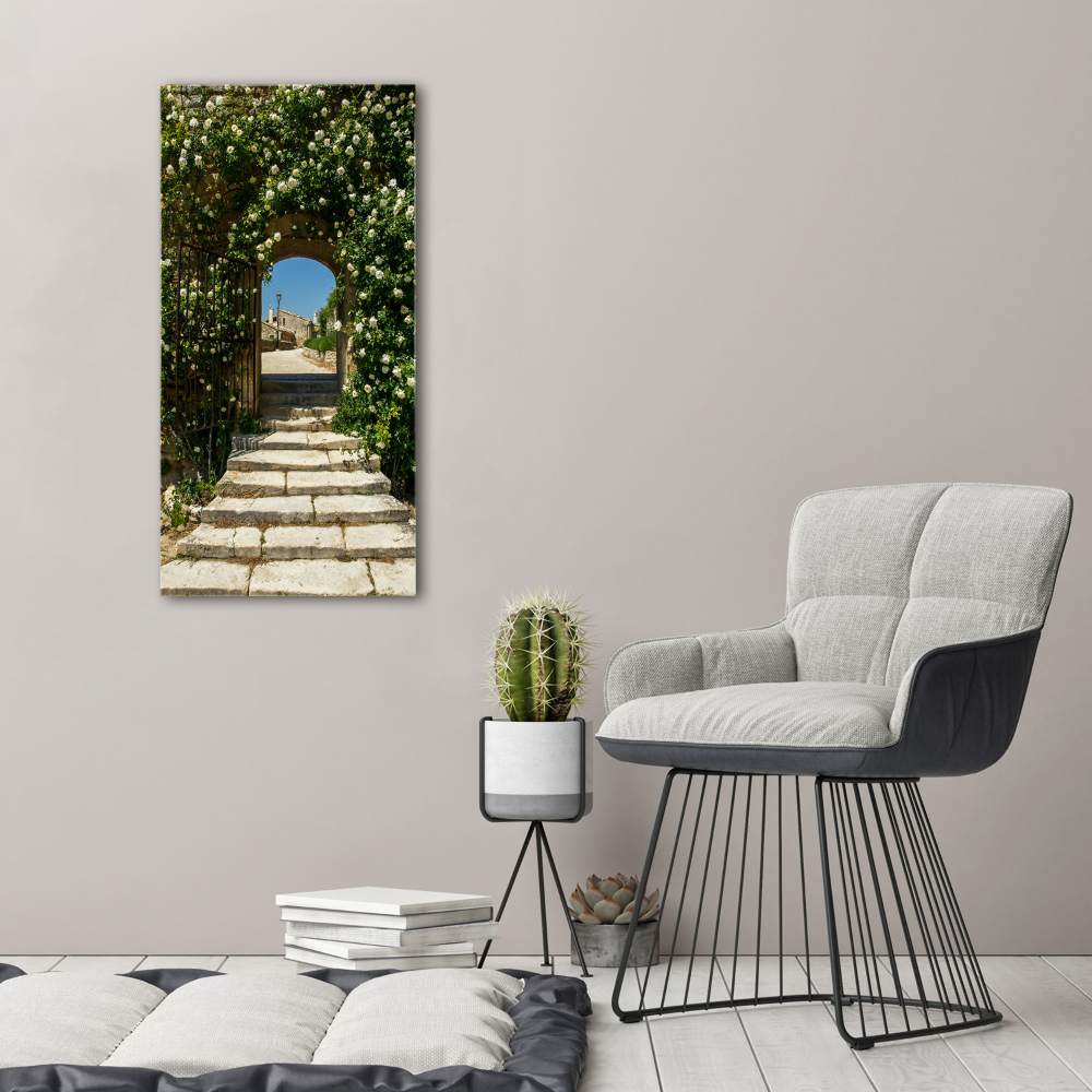 Picture canvas print Flowery