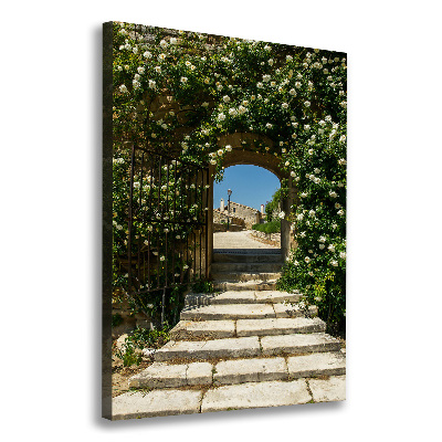 Picture canvas print Flowery