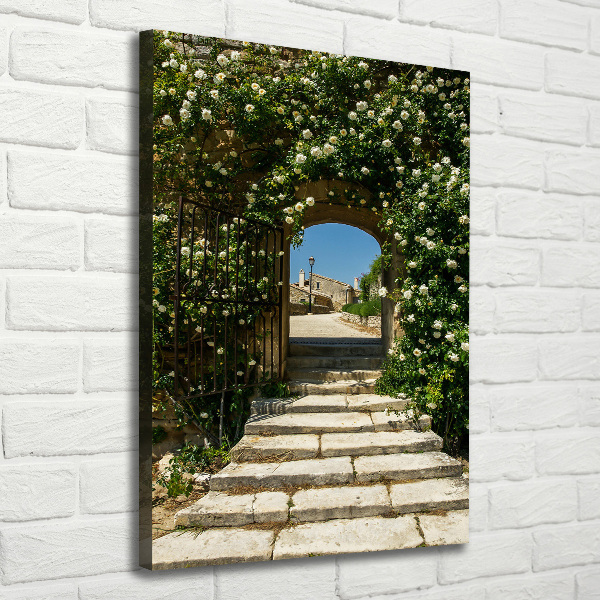 Picture canvas print Flowery