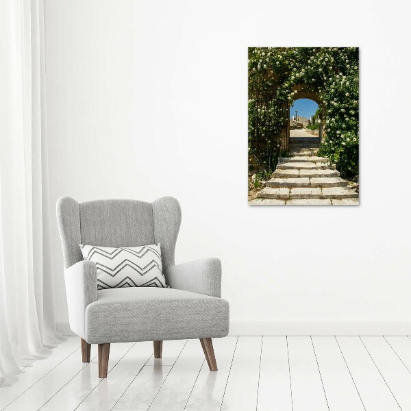 Picture canvas print Flowery