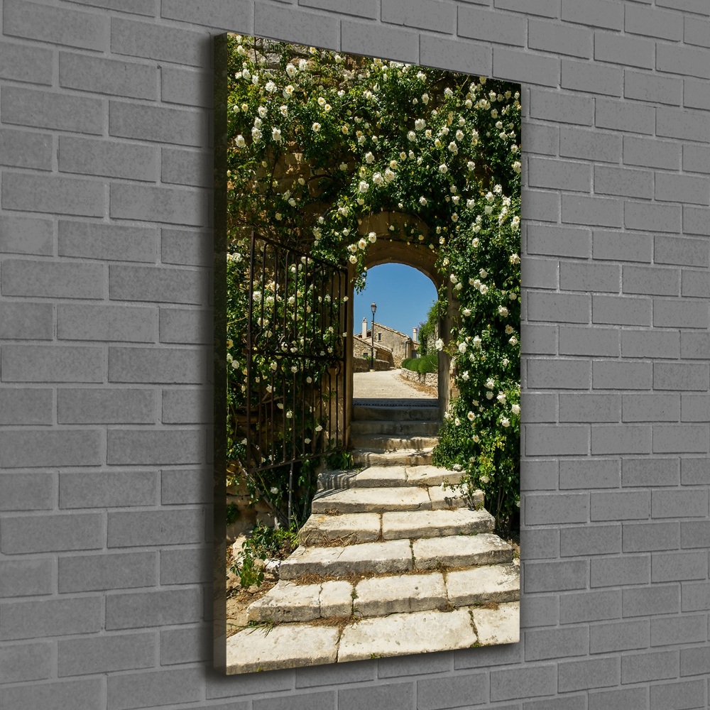 Picture canvas print Flowery