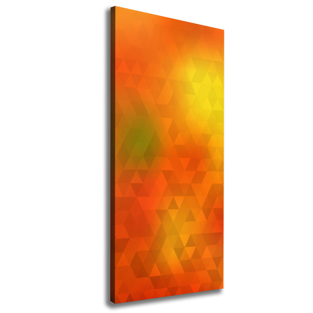 Canvas wall art Abstraction of the triangle