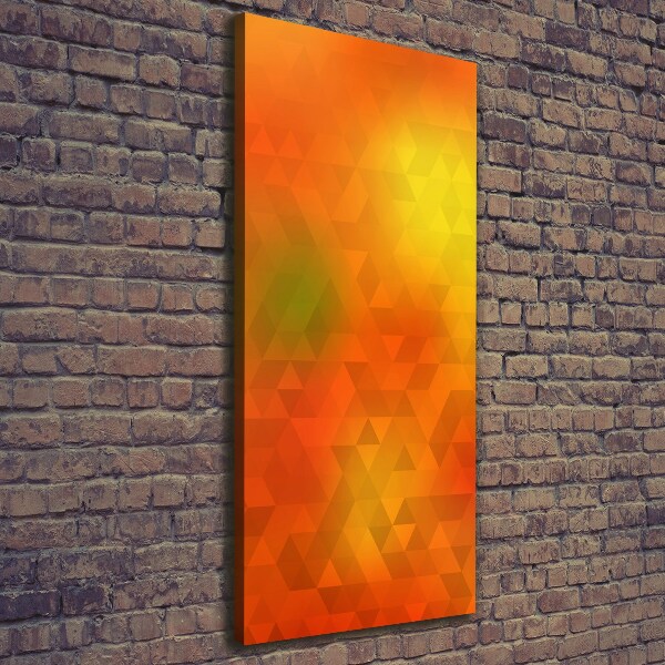 Canvas wall art Abstraction of the triangle