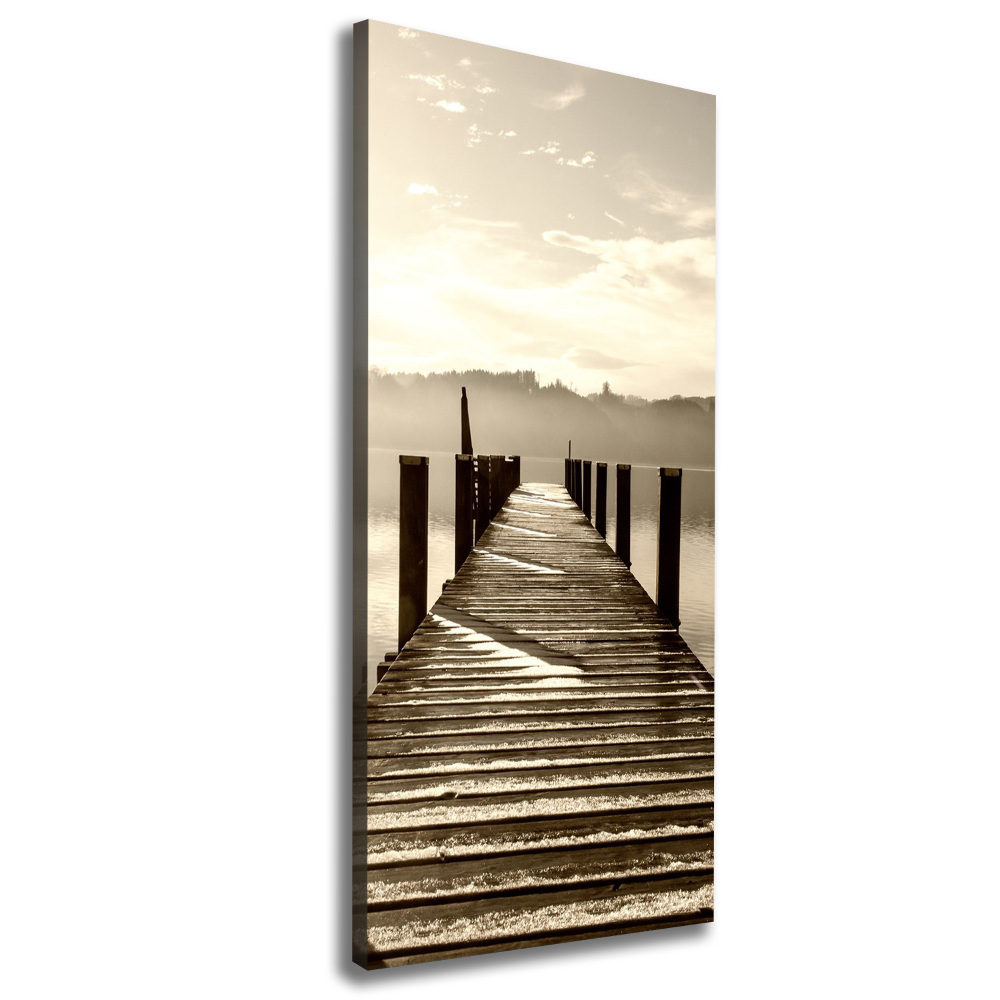 Canvas wall art Wooden pier