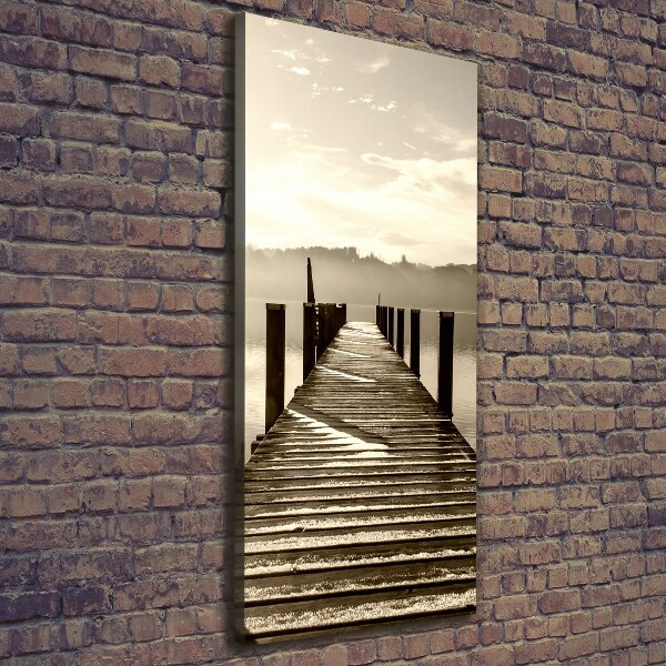 Canvas wall art Wooden pier