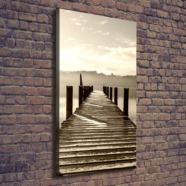 Canvas wall art Wooden pier