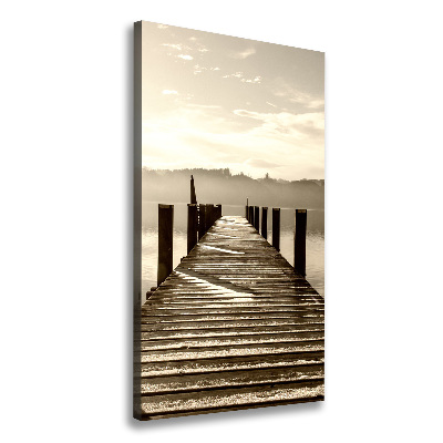 Canvas wall art Wooden pier