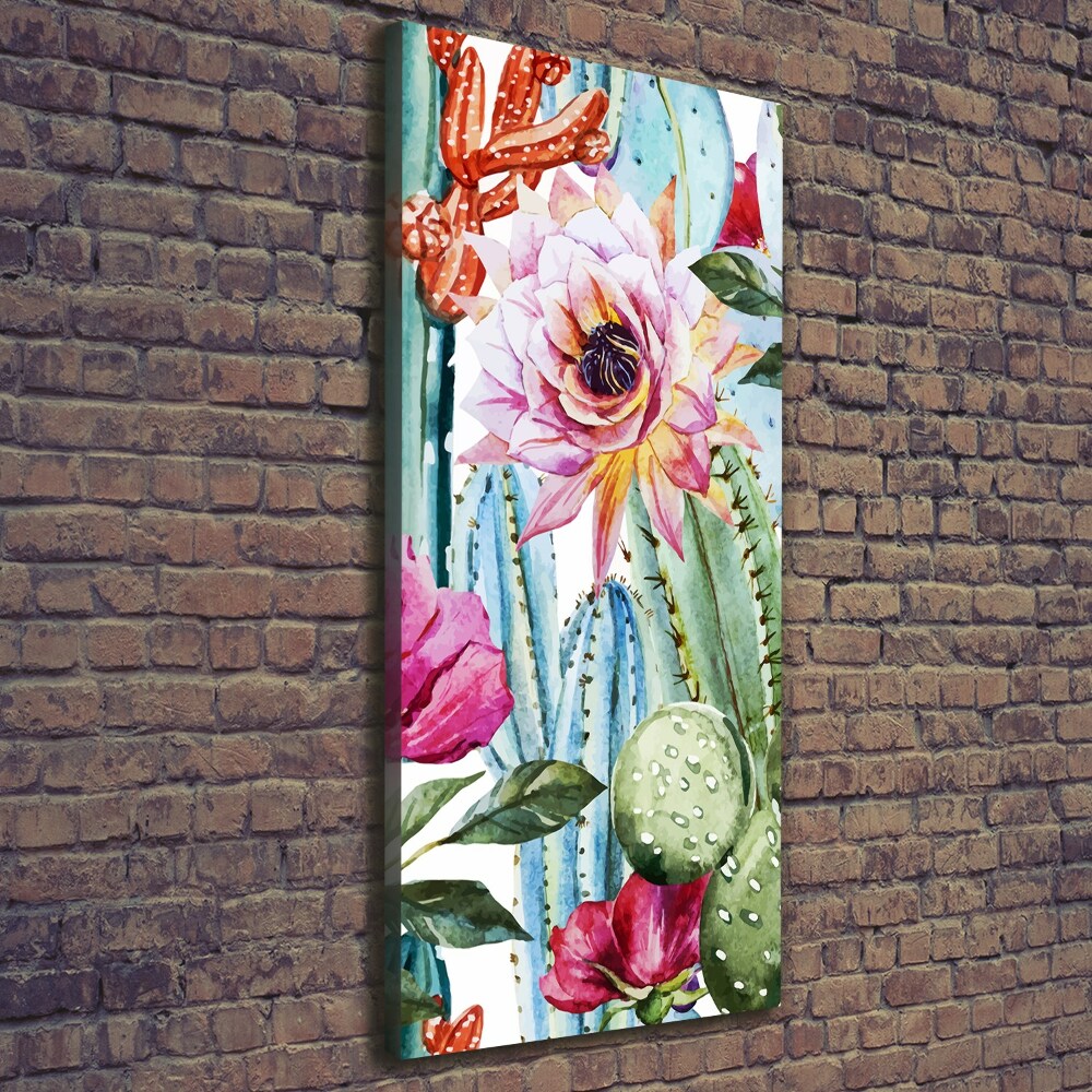 Wall art canvas large Cacti