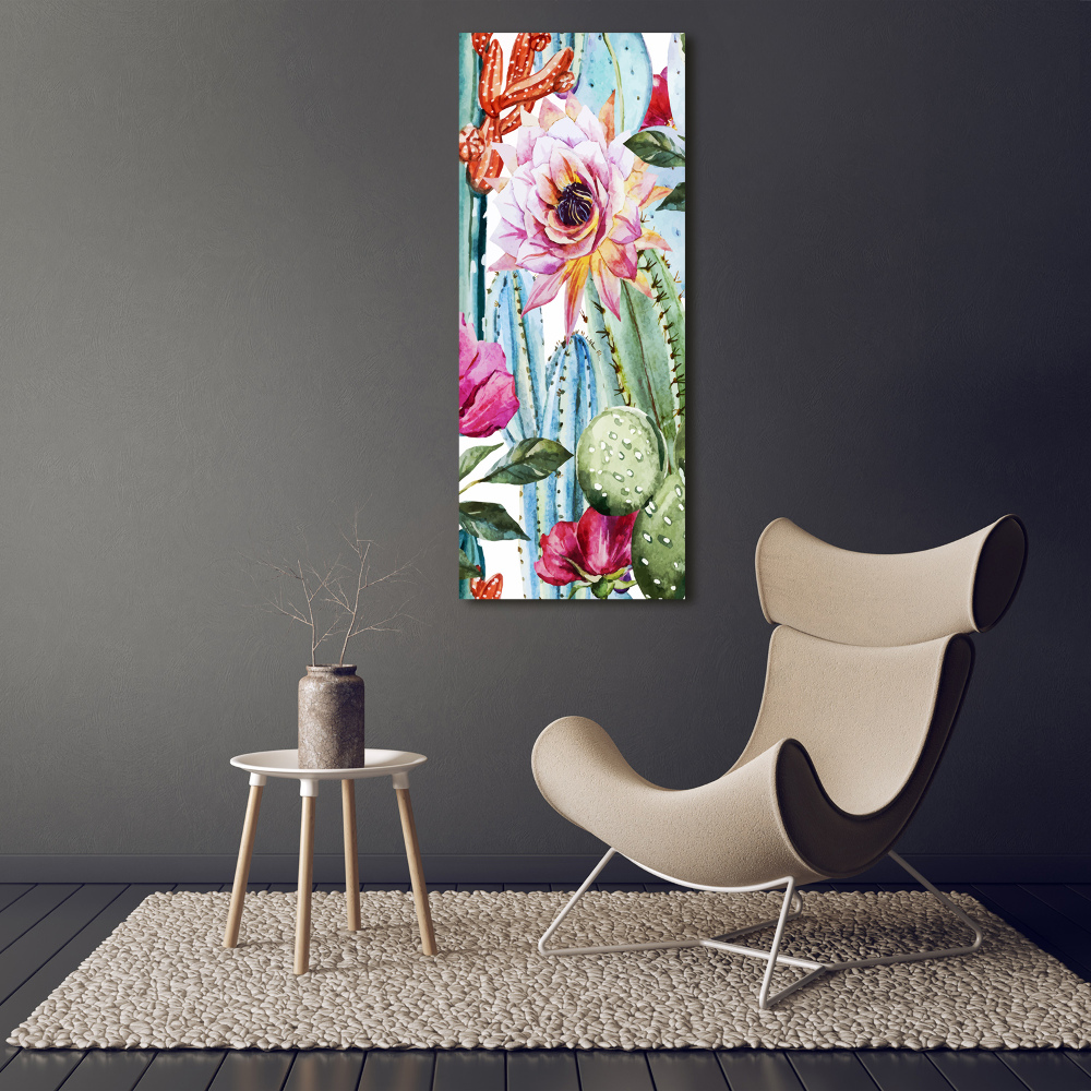 Wall art canvas large Cacti