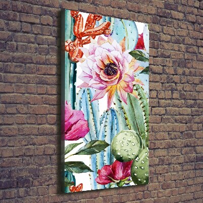 Wall art canvas large Cacti