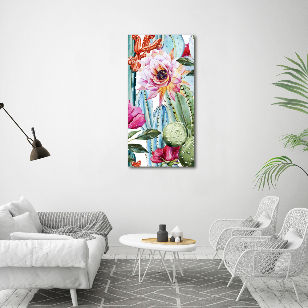 Wall art canvas large Cacti