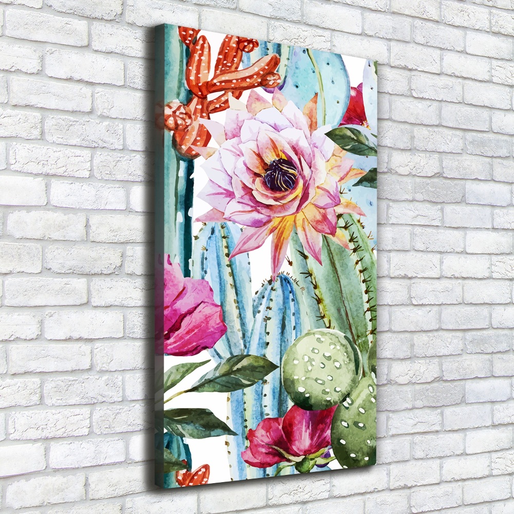 Wall art canvas large Cacti