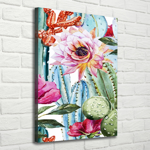 Wall art canvas large Cacti