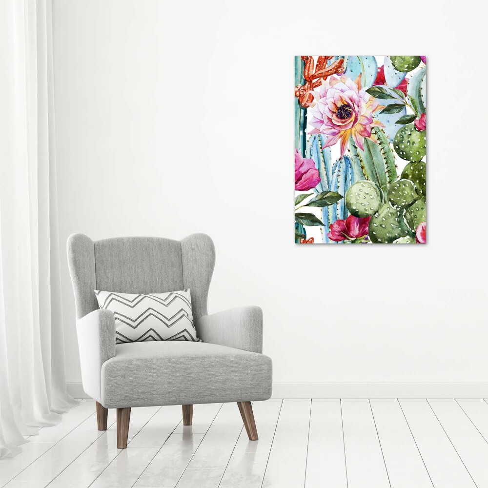 Wall art canvas large Cacti