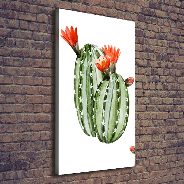 Large canvas wall art Cacti