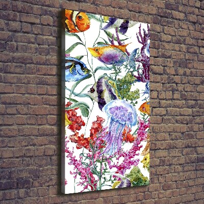 Canvas wall art Underwater world