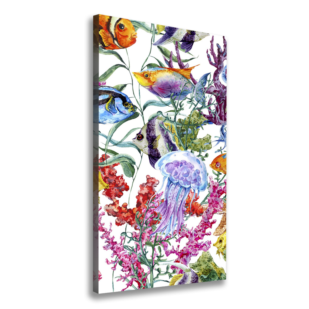 Canvas wall art Underwater world