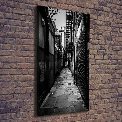 Picture canvas print City streets