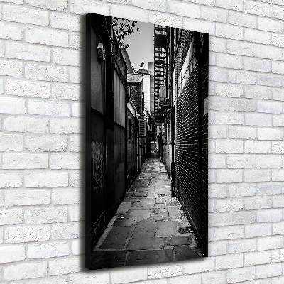 Picture canvas print City streets