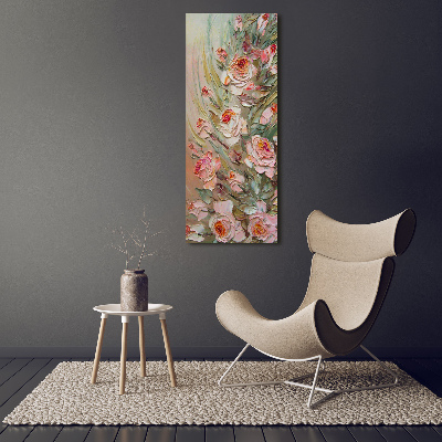 Large canvas wall art Roses