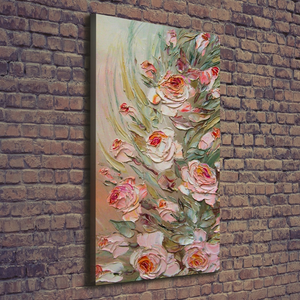 Large canvas wall art Roses