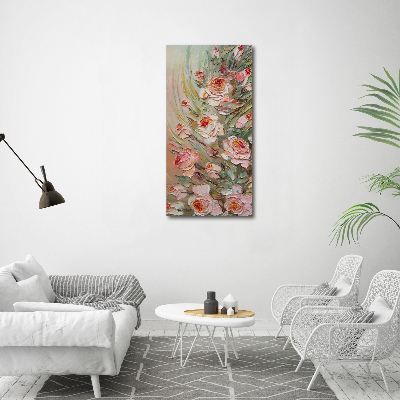 Large canvas wall art Roses