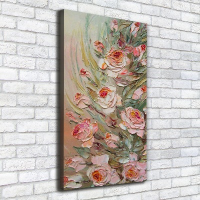 Large canvas wall art Roses