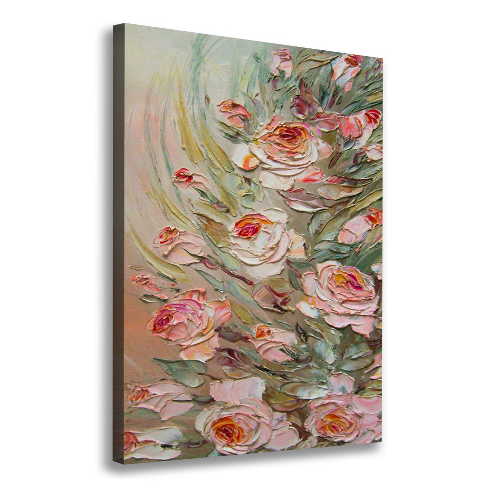 Large canvas wall art Roses