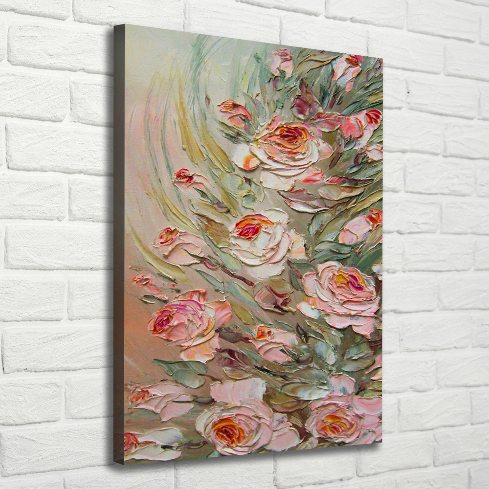 Large canvas wall art Roses