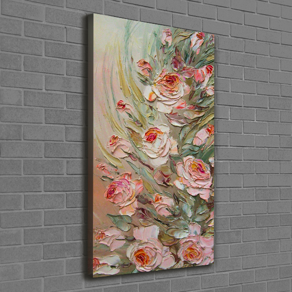 Large canvas wall art Roses