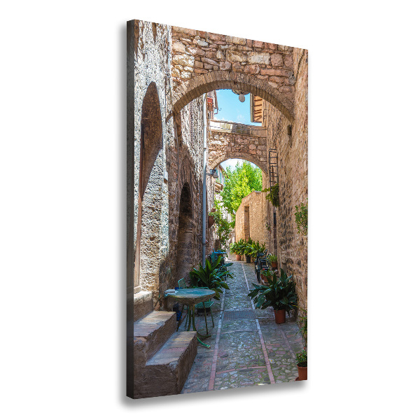 Wall art canvas Italian streets