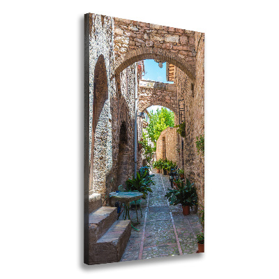 Wall art canvas Italian streets