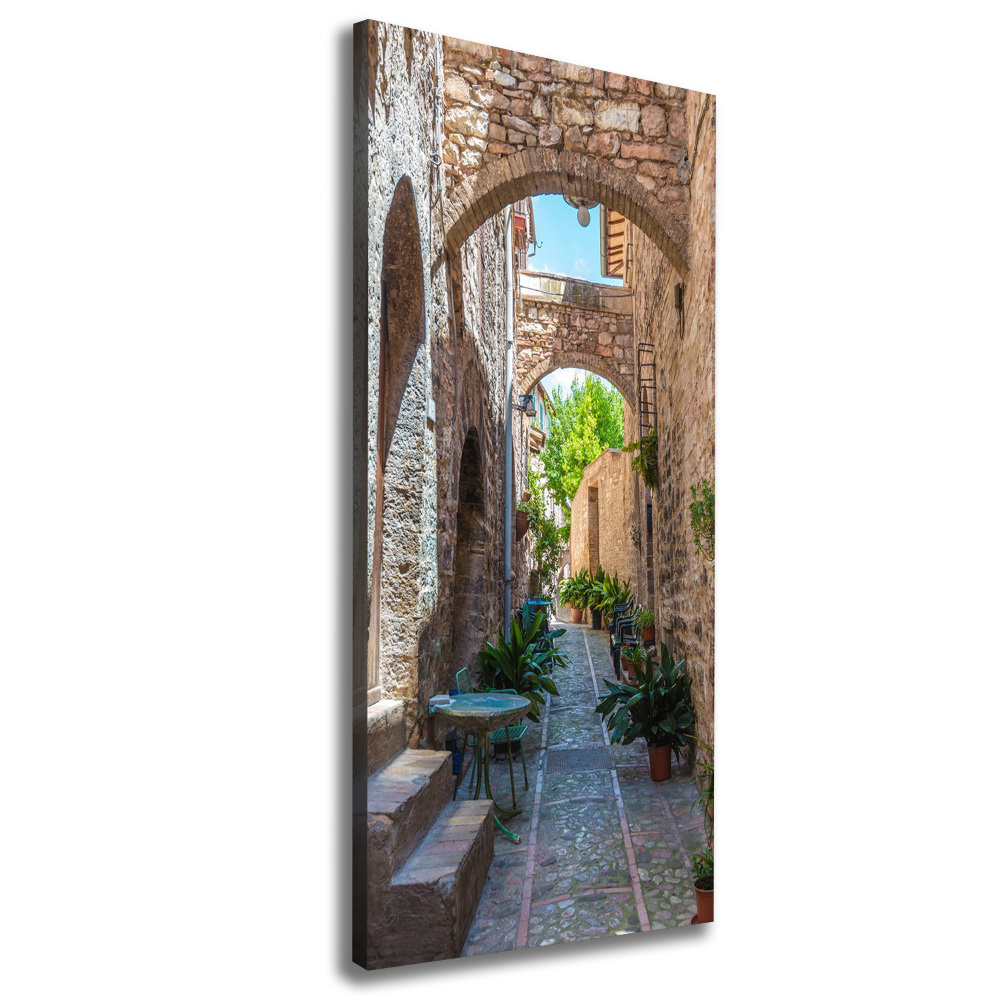 Wall art canvas Italian streets