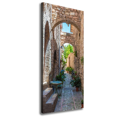 Wall art canvas Italian streets