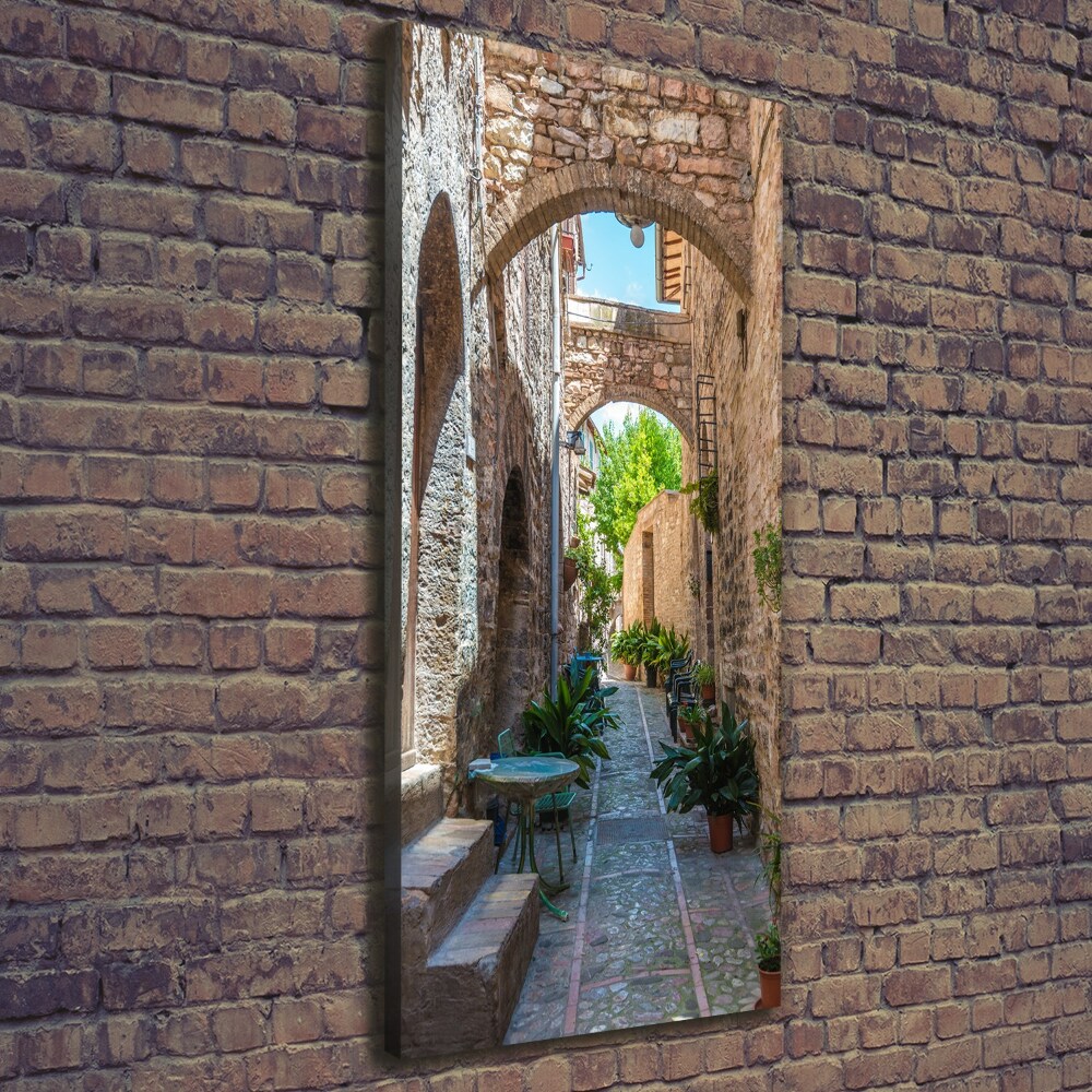 Wall art canvas Italian streets